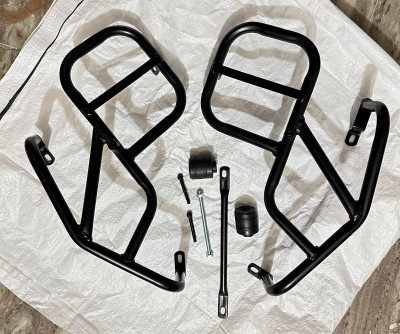 Auto MT Royal Enfield Hunter 350,, Leg Guard Crash Guard WID Frame Slider(Bajaj)