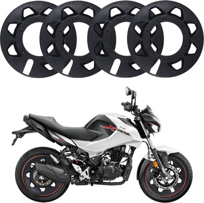Crazycreations bbd17 Inch 4 Pcs ABS Plastic PRO Disc Bike Wheel Cover For Hero Xtreme Bike Fairing Kit