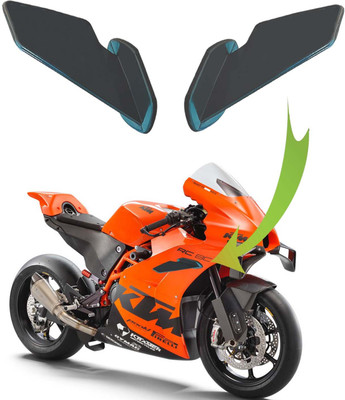 ENEMYT Mini Canard for All Street Bikes and Sporty Scooters ( Universal fit) Bike Fairing Kit