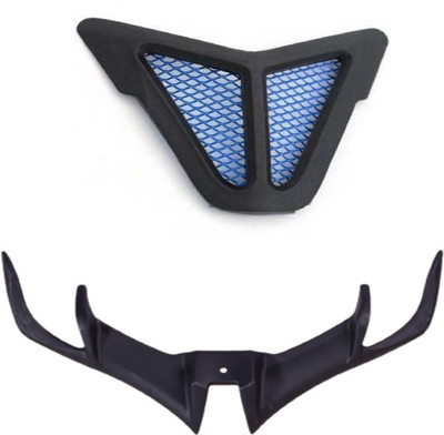 Gogna Mart nose grill blue jali and v3 winglet black Bike Fairing Kit