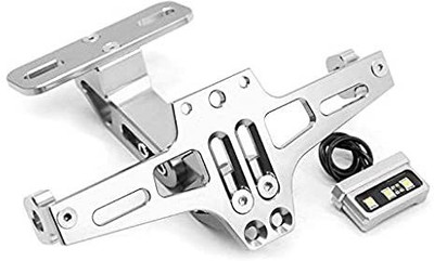 Gogna Mart CNC LED Tail Tidy with Number Plate Holder with LED Universal for All Bikes Bike Fairing Kit