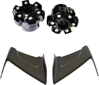 Gogna Mart fork Slider for R15V3/V4/M/FZ25/MT-15 red +bike wings Winglet black Bike Fairing Kit