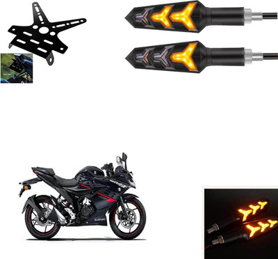 Vagary Bike Running Indicator With Number Plate Holder/Tail Tidy Suzuki Gixxer Bike Fairing Kit