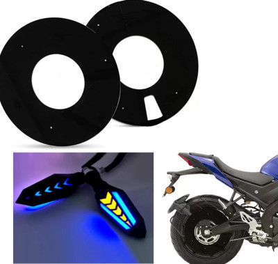 acube mart WHEEL DISC cover for 17inch wheel 17A-1 with 3 color indicator set of 2 (Y-B-B) Bike Fairing Kit