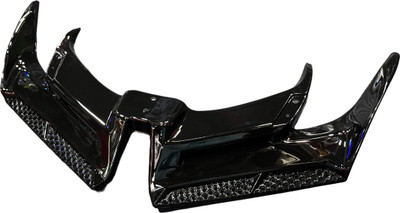 acube mart premium painted Winglet For R15 v3/V4/M aerox/ Ninja 250 300 set (black) Bike Fairing Kit