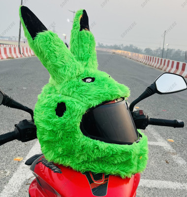 SRPHERE HEVAY QUALITY GREEN BUNNY HELMET COVER Bike Fairing Kit