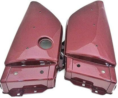 Pratham auto care Side Panel with 4 pcs rubber fitting compatible with RX100/ RX135/ RXG135 Bike Fairing Kit