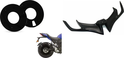 acube mart Winglet for R15 V3.0 black with WHEEL DISC cover for 17inch wheel, black 17A-1 Bike Fairing Kit
