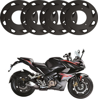 ASRYD 17 Inch 4pcs ABS Plastic PRO Disc Bike Wheel Cover For Bajaj Pulsar RS 200 Bike Fairing Kit