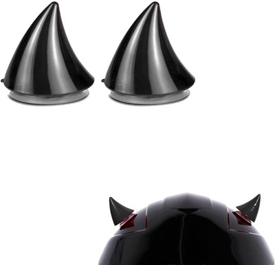 Vagary Helmet Devil Horns Sticker Decor Universal Styling Decoration Helmet Horn Bike Fairing Kit