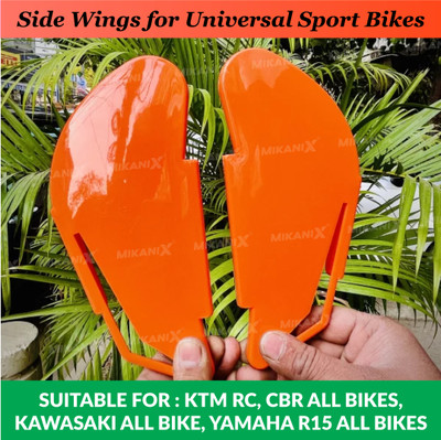 OBEROI'S TRADERS R15, Ninja, Fazer, CBR, RR310 & KTM RC Bike Side Wings / Winglet Pro Canard Bike Fairing Kit