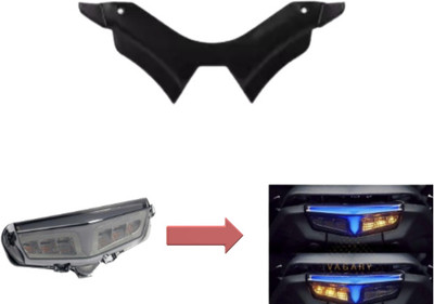 Gogna Mart Tail Light with LED Indicator for Yamaha MT 15 and winget black Bike Fairing Kit