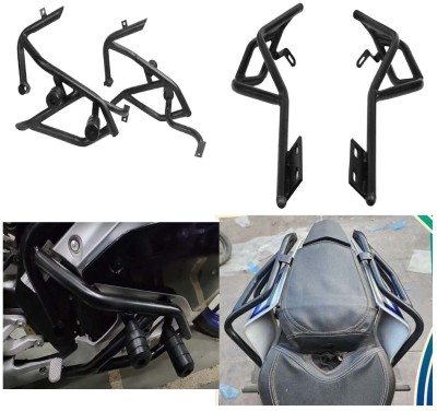 Auto MT R15 V4 Crash Guard LEGGUARD + Grab Rail Tail Protector Guard for Yamaha R15 V4 Bike Fairing Kit