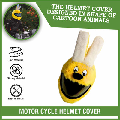 Huims HMX- Premium Rabbit Design Bunny Helmet Cover for Full Helmet Bike Fairing Kit