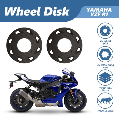 ASRYD 17 Inch 2pcs ABS Plastic PRO Disc Bike Wheel Cover For Yamaha R15 V3 Bike Fairing Kit