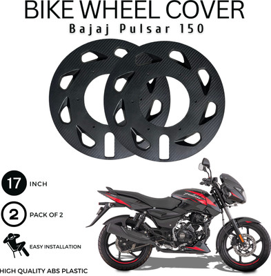 ENEMYT Carbon Design Front/Rear Pro Disc Wheel Cover 17 Inch For Bajaj Pulsar 150 Bike Fairing Kit