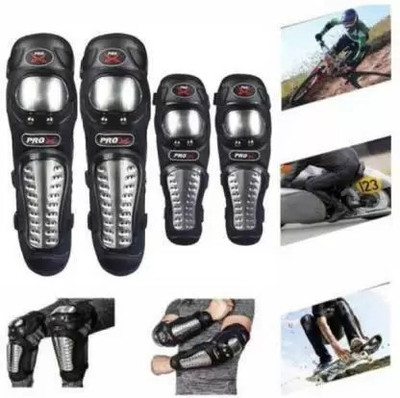 IMAD TRADING Knee Guard, Elbow Guard Free in size Black in color Bike Fairing Kit