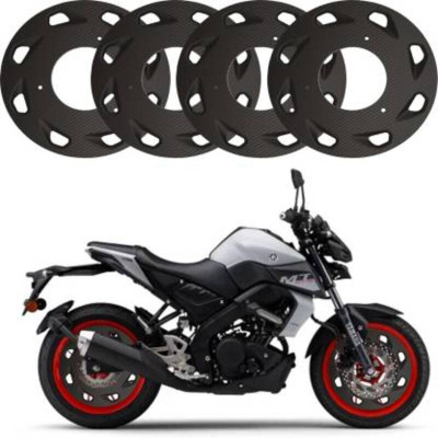 TRYFLY 17 Inch 4pcs ABS Plastic PRO Disc Bike Wheel Cover For Yamaha R15 V1/V2/V3/M Bike Fairing Kit