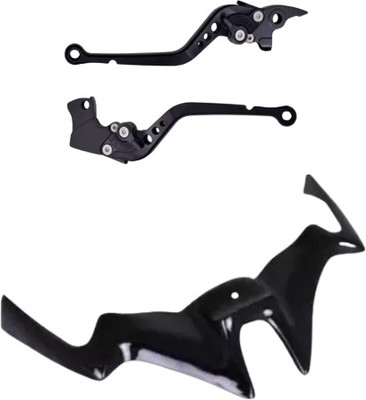 Gogna Mart Adjustable Brake Clutch Levers Black , rs 200 winglet black Bike Fairing Kit