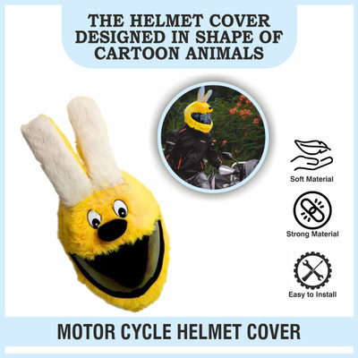 SHOWRIDE High Compatible Rabbit Design Bunny Helmet Cover for Full Helmet Bike Fairing Kit