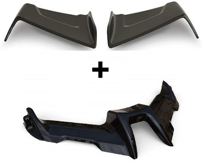 VermsBikers Bike Aero Winglet for R15 V3(Black)+bike side wings winglet black for all bikes Bike Fairing Kit VermsBikers Bike Aero Winglet for R15 V3(Black)+bike side wings winglet black for all bikes Bike Fairing Kit