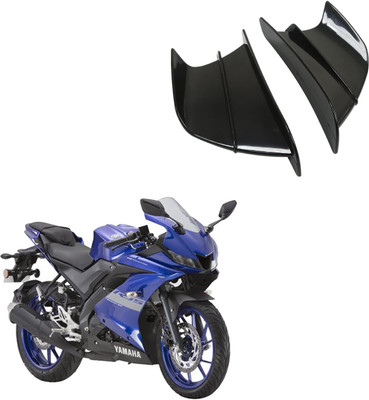 INGPRIDE ING-Black Bike Wings Side Winglet for Yamaha R15 V3 Bike Fairing Kit