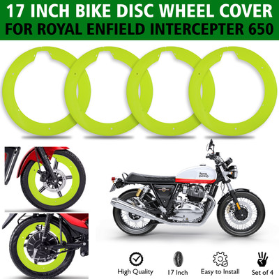 Otoroys 17Inch High Quality ABS Plastic Wheel Cover(4pc) For RE_Intercepter650 Bike Fairing Kit