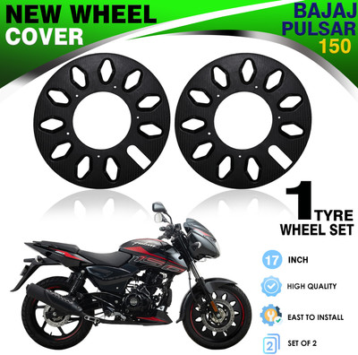 ASRYD 17inch 2pc ABS Plastic PRO Disc Bike Wheel Cover New Shape For Bajaj Pulsar Bike Fairing Kit