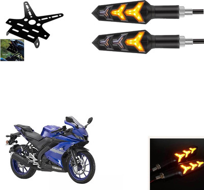 Huims Bike Running Indicator With Number Plate Holder/Tail Tidy Yamaha R15 V3 Bike Fairing Kit