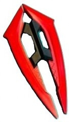GDK Helmet Wings - Red Bike Fairing Kit