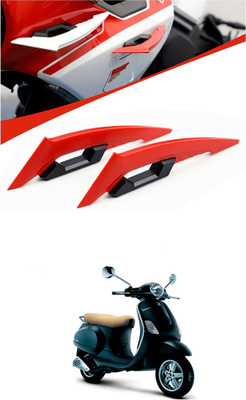 MOTOROYS Red Wing Side Helmet Spoiler Aerodynamic Wing Dynamic Helmet Accessories sg18 Bike Fairing Kit