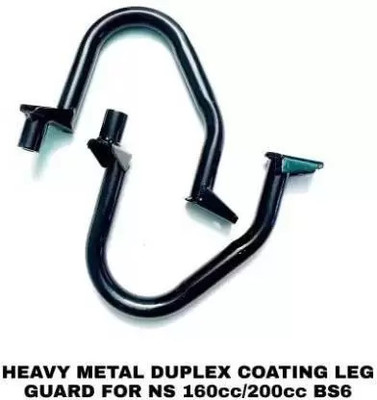aqrin HEAVY METAL DOUBLE COATING LEG GUARD FOR NS160/NS200 ( BS6) Bike Fairing Kit