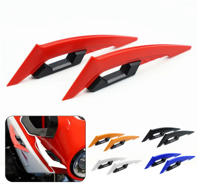Dashify 2pcs Universal Motorcycle Winglet Aerodynamic Spoiler Wing Side Spoiler Bike Fairing Kit