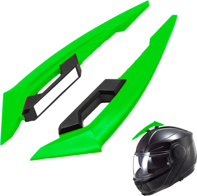 INGPRIDE ING-Green Wing Side Helmet Spoiler Aerodynamic Wing Dynamic Helmet Accessories Bike Fairing Kit