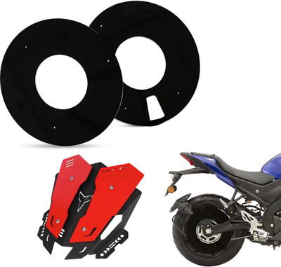Gogna Mart FULL WHEEL DISC for 17inch, mt cnc double colour visor red Bike Fairing Kit