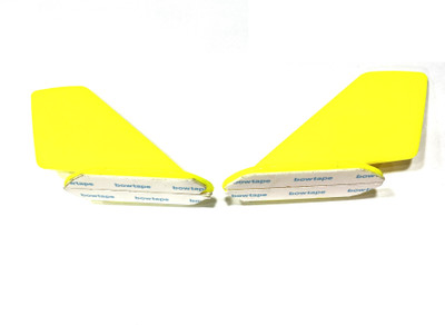 acube mart bike wings Winglet small black for universal for bike/scooty/helmets neon WW-3 Bike Fairing Kit