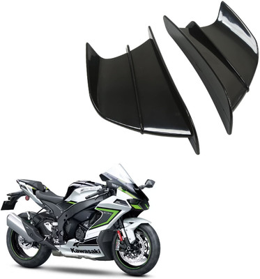 Vagary Black Bike Wings Side Winglet for Kawasaki Ninja ZX-10R Bike Fairing Kit