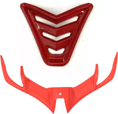 Gogna Mart nose grill red with v3 winglet red Bike Fairing Kit
