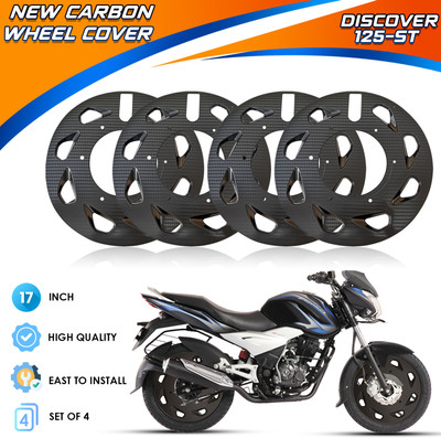 Otoroys 17 Inch Set Of 4 New Carbon Finish Pro Disc Wheel Cover For Bajaj Discover 125ST Bike Fairing Kit