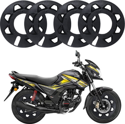 ASRYD 17 Inch 4 Pcs ABS Plastic PRO Disc Bike Wheel Cover For Honda Shine Bike Fairing Kit