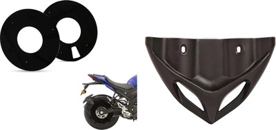 acube mart Bajaj dominar 400/250 winglet black with WHEEL DISC cover for 17inch wheel Bike Fairing Kit