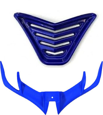 Gogna Mart nose grill blue and v3 winglet blue Bike Fairing Kit