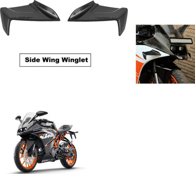 eXarioGadget bike wings Winglet black For KTM RC 125 Bike Fairing Kit Bike Fairing Kit