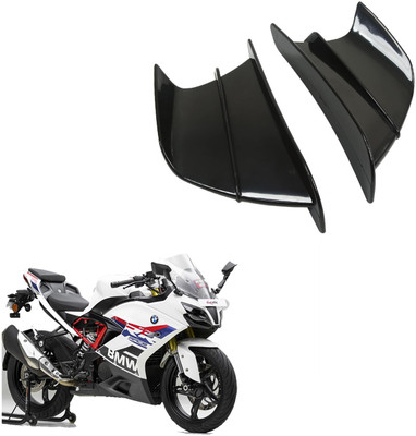 Vagary Black Bike Wings Side Winglet for BMW G310 RR Bike Fairing Kit