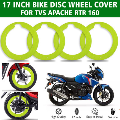 Otoroys 17Inch High Quality ABS Plastic Wheel Cover(4pc) For TVS_Apache_RTR160 Bike Fairing Kit