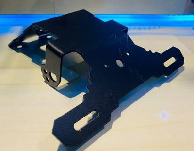 Durior Tail Tidy/Fender Eliminator For RC 125 | 200 | 250 | 390 Bike Fairing Kit Bike Number Plate(Stainless Steel 15 cm  x  10 cm)