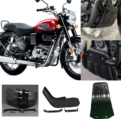 ZOJILA Super Quality Sump Guard Compatible For New Model BULLET STANDARD 350CC Bike Engine Guard(Royal Enfield)