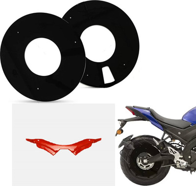 acube mart Acrylic WHEEL 17inch wheel with MT 15 Winglet red Bike Fairing Kit