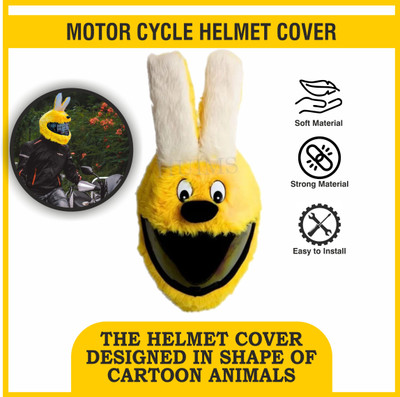 SHOWRIDE High&Heavy Compatible Rabbit Design Bunny Helmet Cover for Full Helmet Bike Fairing Kit