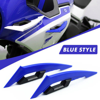 GONAMA Motorcycle Front Fairing Winglets Universal Side Spoilers Dynamic Wing Sticker Bike Fairing Kit